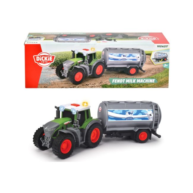 DICKIE FENDT TRACTOR CU CISTERNA DE LAPTE VIV203734000