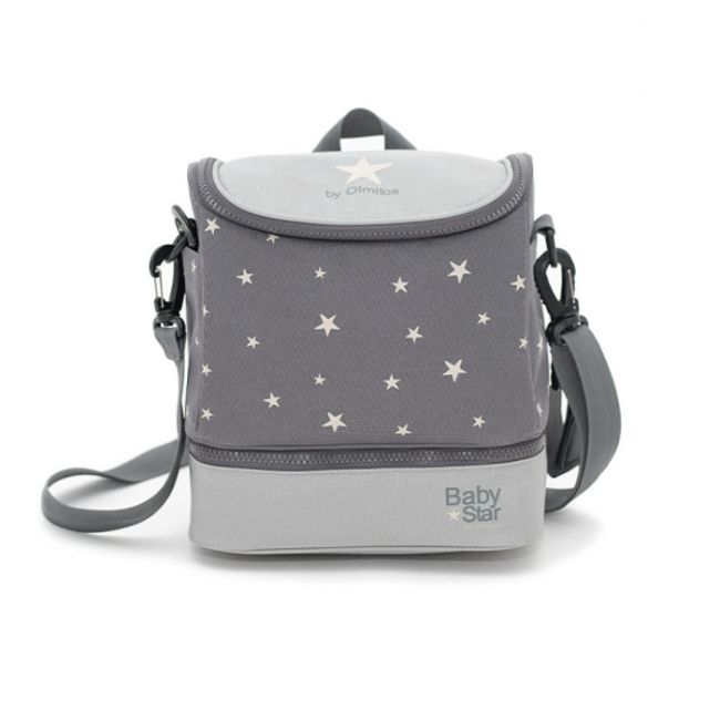 Geanta carucior termoizolanta pentru alimente olmitos grey stars lvtkolm1174