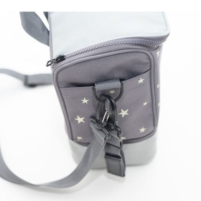 Geanta carucior termoizolanta pentru alimente olmitos grey stars lvtkolm1174