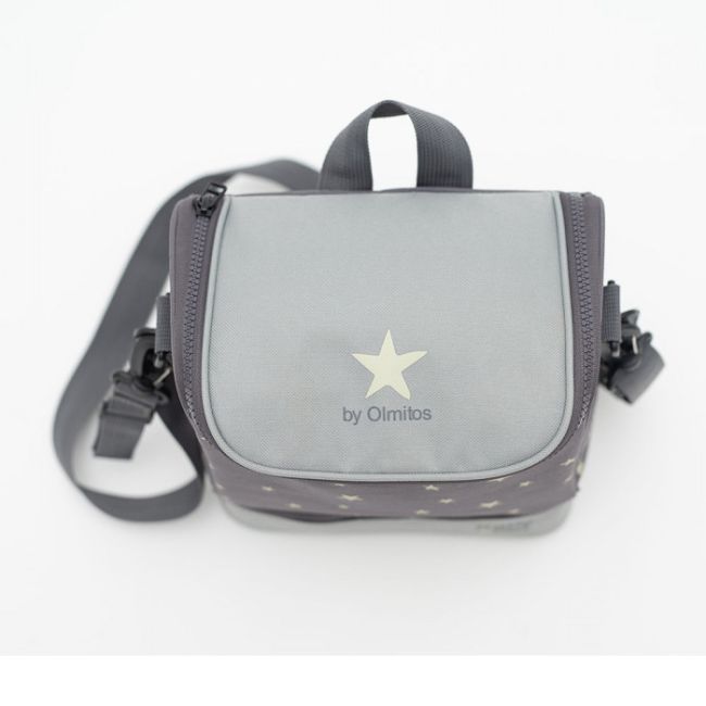 Geanta carucior termoizolanta pentru alimente olmitos grey stars lvtkolm1174