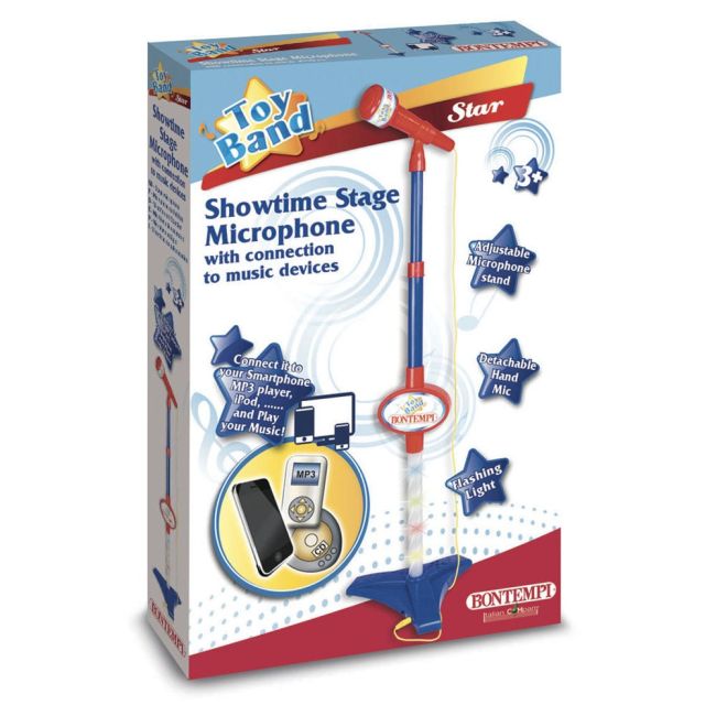 BONTEMPI MICROFON CU STATIV ALBASTRU VIVBon40-1120