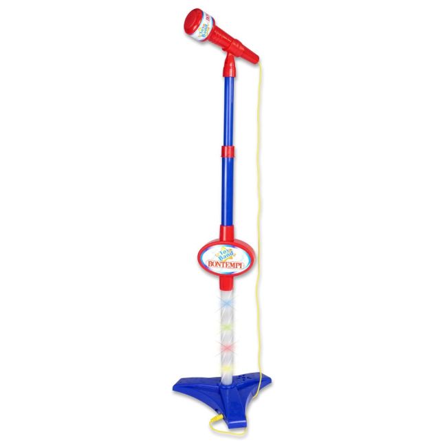 BONTEMPI MICROFON CU STATIV ALBASTRU VIVBon40-1120