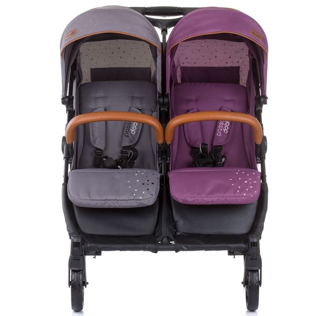 Carucior gemeni chipolino passo doble lilac platinum hubkbpd02205lp