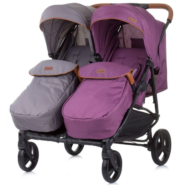 Carucior gemeni chipolino passo doble lilac platinum hubkbpd02205lp