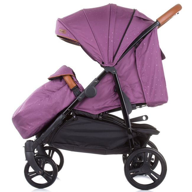 Carucior gemeni chipolino passo doble lilac platinum hubkbpd02205lp
