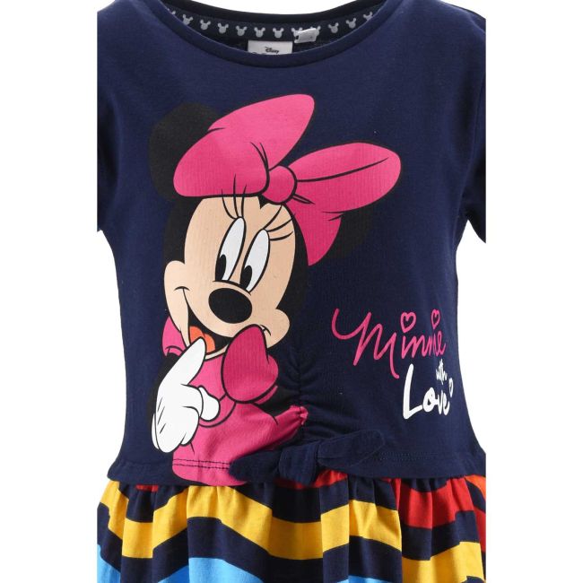 Rochie fete Minnie with Love SunCity EV1080 BBJEV1080_Albastru Inchis_3 ani (98 cm)