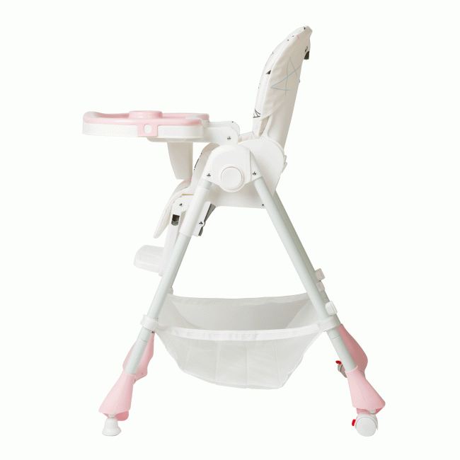 Scaun de masa Juju Eat&Joy, Pink Stars JUJJU1011-Pink-Stars