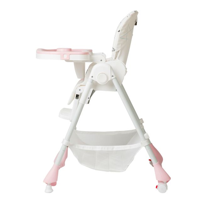 Scaun de masa Juju Eat&Joy, Pink Stars JUJJU1011-Pink-Stars