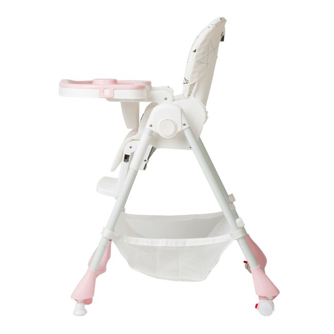 Scaun de masa Juju Eat&Joy, Pink Stars JUJJU1011-Pink-Stars