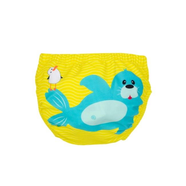 Set 2 chilotei de baie impermeabili, Zoocchini, protectie UPF50+, marime L, 24-36 Luni – Seal KRTZOO2132