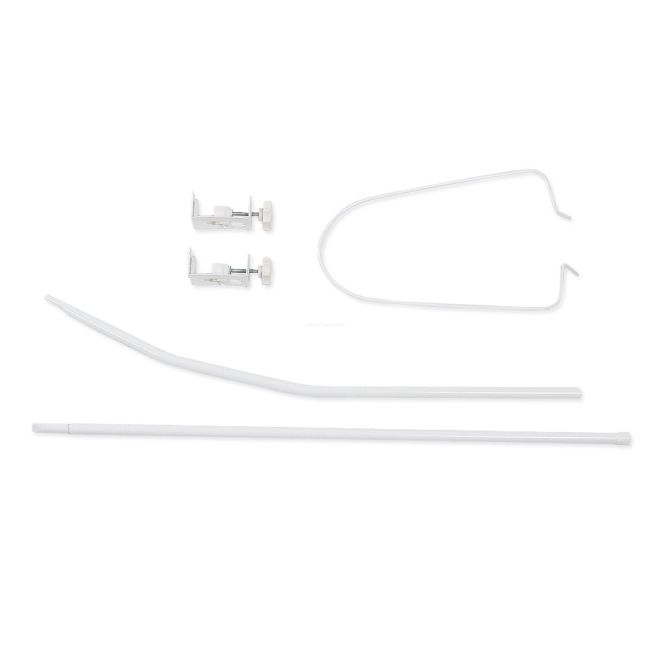 Baldachin Din Tul, Funda Din Bumbac, Imprimeu Lenjerie Miki, Amy 300x160 Cm, Suport De Prindere Inclus, 153h Cm Pjb83696+s