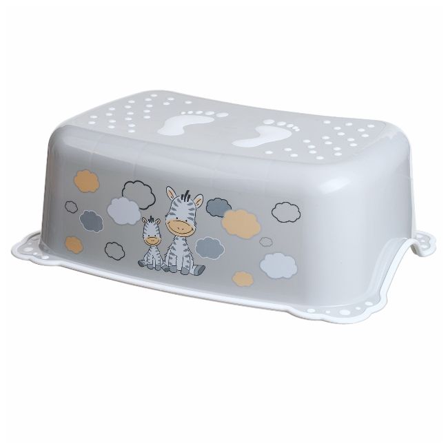 Inaltator Baie, Antiderapant, Zebra Gri, Maltex Baby Pjbc7964