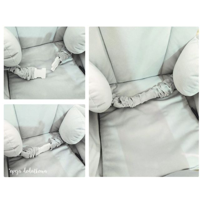 Leagan Pentru Copii Si Bebelusi, Catifea Velvet, Perna Detasabila Ursulet Teddy Nightshadow Blue Pjb3384