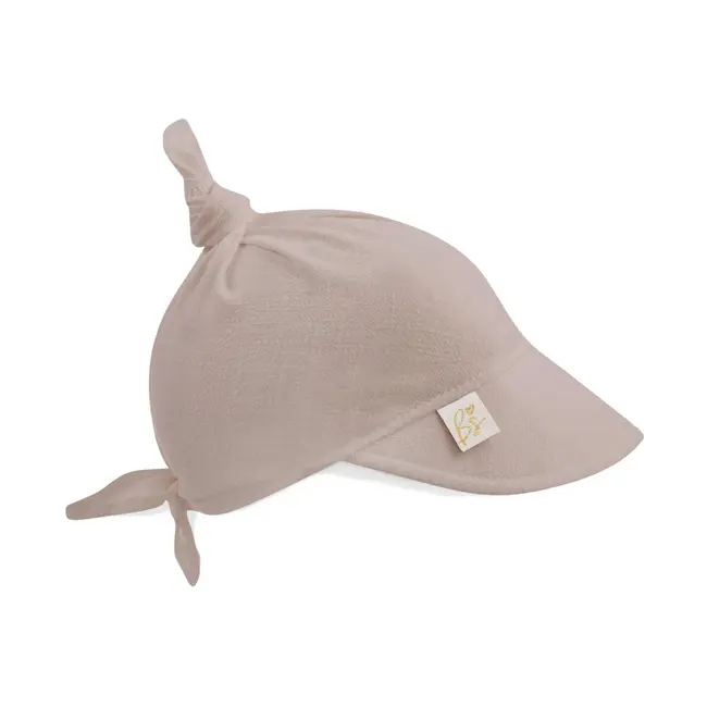 Sepcuta De Soare 6 Luni - 6 Ani Reglabila Din In Si Vascoza Cu Cozoroc Pentru Protectie, Dark Beige Pjbc862-7223