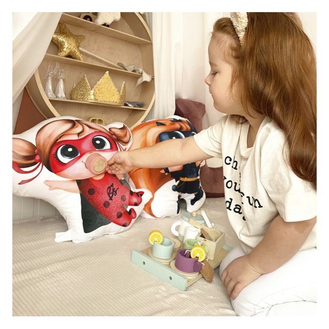 Perna Bebe Superhero Ladybug Girl Pjbc543