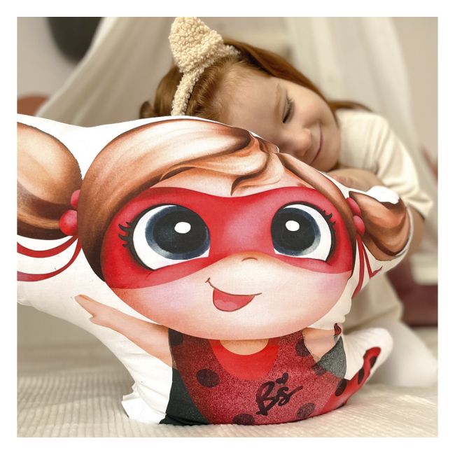 Perna Bebe Superhero Ladybug Girl Pjbc543