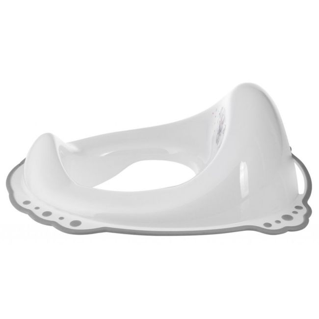 Reductor Toaleta Copii, Antiderapant, Bear Alb, Maltex Baby Pjb6904