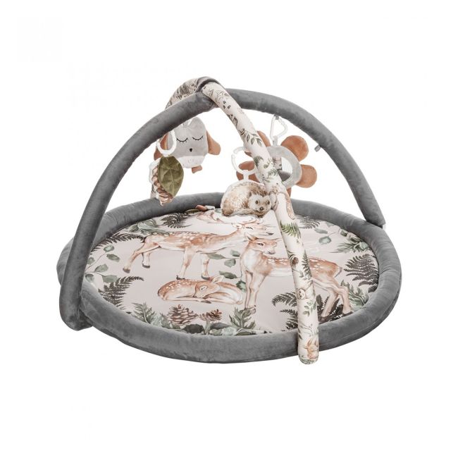 Salteluta Cu Arcada Interactiva Pentru Copii Si Bebelusi, Activitati Cu Jucarii Senzoriale ,   Animals Garden Pjbc139236
