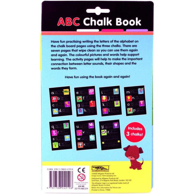 Carte de activitati ABC Chalk Book Alligator AB3219ABCCH BBJAB3219ABCCH_Initiala