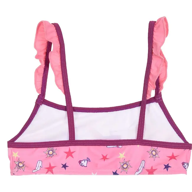 Costum baie fetite 2 piese Dinsey Princess SunCity ET1919 BBJET1919_Roz Deschis_5 ani (110 cm)