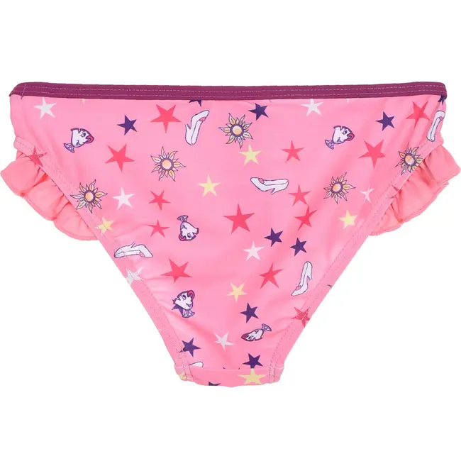 Costum baie fetite 2 piese Dinsey Princess SunCity ET1919 BBJET1919_Roz Deschis_5 ani (110 cm)