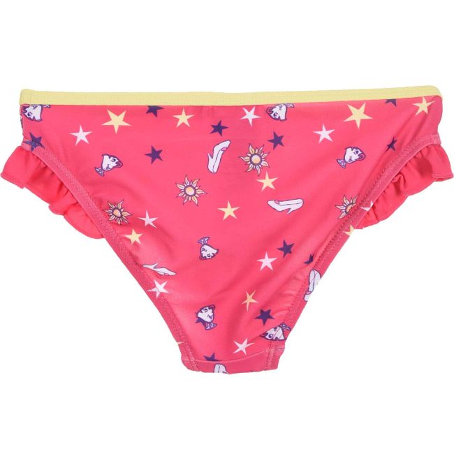 Costum baie fetite 2 piese Dinsey Princess SunCity ET1919 BBJET1919_Roz Inchis_3 ani (98 cm)