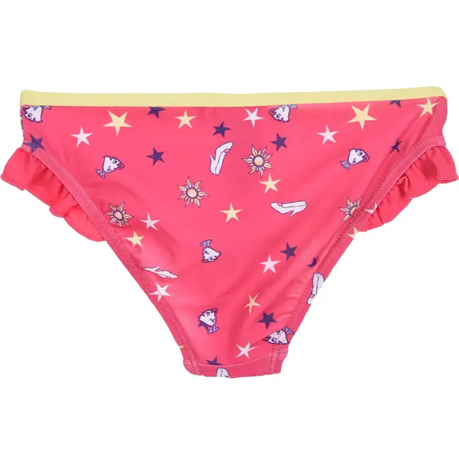 Costum baie fetite 2 piese Dinsey Princess SunCity ET1919 BBJET1919_Roz Inchis_3 ani (98 cm)
