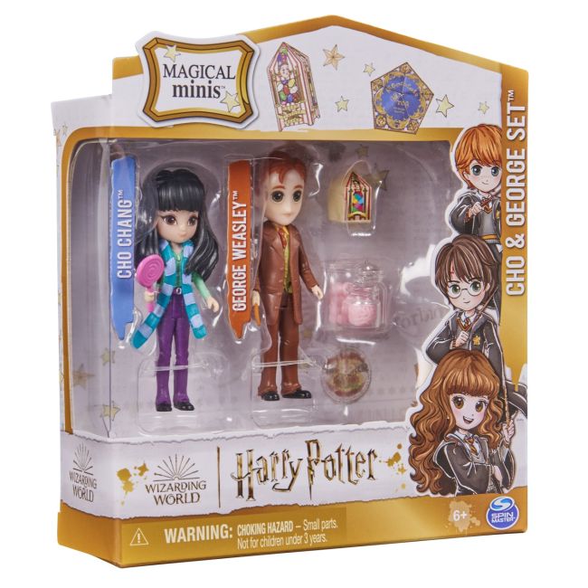 HARRY POTTER WIZARDING WORLD MAGICAL MINIS SET 2 FIGURINE CHO SI GEORGE VIV6064901
