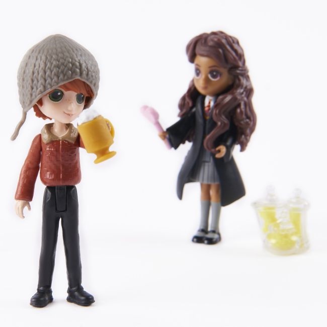 HARRY POTTER WIZARDING WORLD MAGICAL MINIS SET 2 FIGURINE RON SI PARVATI VIV6064902