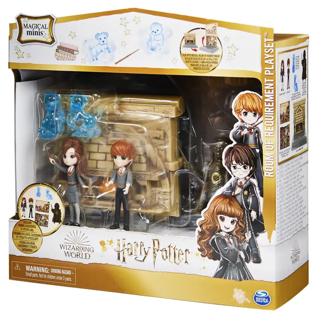 HARRY POTTER WIZARDING WORLD MAGICAL MINIS SET 2 FIGURINE RON WISLEAY SI HERMIONE GRANGER VIV6063901