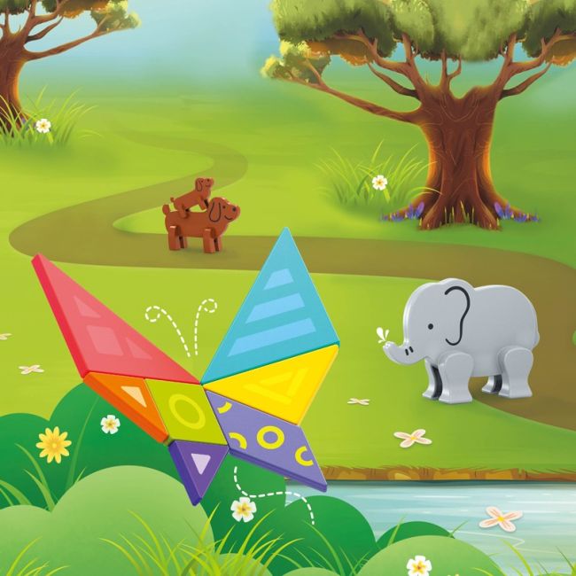 JOC EDUCATIONAL TANGRAM MAGNETIC VIVHolaE7982
