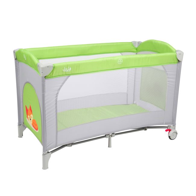 Patut pliant 2 nivele Juju Sleepy Baby, Freddie Fox JUJJU7980-Freddie-Fox