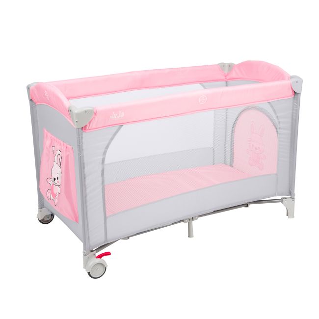 Patut pliant 2 nivele Juju Sleepy Baby, Hunny Bunny JUJJU7970-Hunny-Bunny