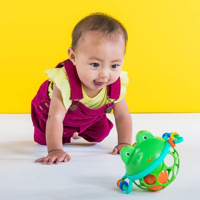 Bright starts - jucarie zornaitoare oball broscuta vesela bbb10063