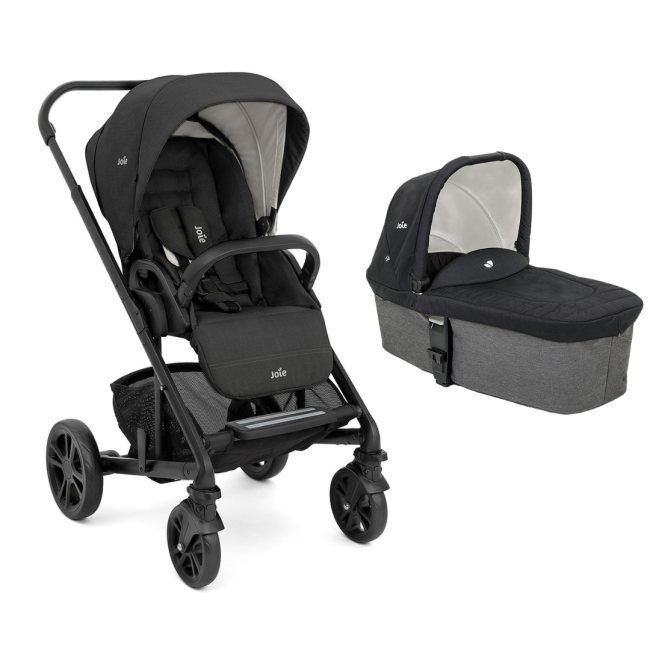 Joie-carucior multifunctional 2 in 1 chrome shale bbbs12011cpeb000set