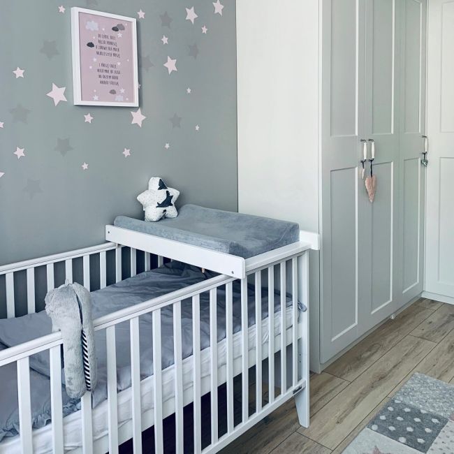 Masa De Infasat Din Lemn, Atasabila La Patut Bebe 120x60 Si 140x70 Cm, Alb, 86 X 51 X 7 Cm, Inclus Saltea Din Spuma, Husa Detasabila Bumbac, Woodies, 40 X 70 Cm Pjbctc_alb+311180