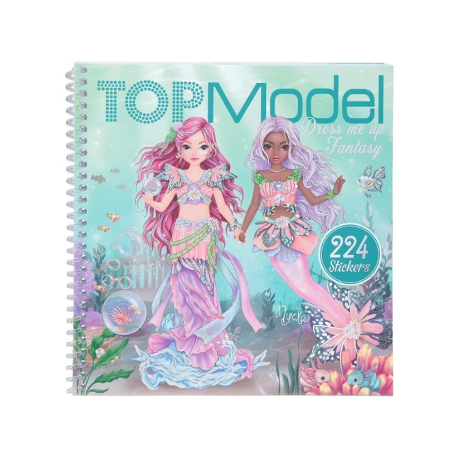 Album Top Model Dress me up 224 autocolante Fantasy Depesche PT11964 BBJPT11964_Initiala
