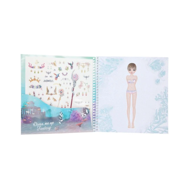 Album Top Model Dress me up 224 autocolante Fantasy Depesche PT11964 BBJPT11964_Initiala