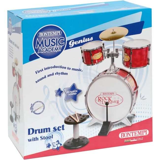 BONTEMPI SET TOBE DE METAL 4 PIESE ROSU VIVBonJD-5210.2