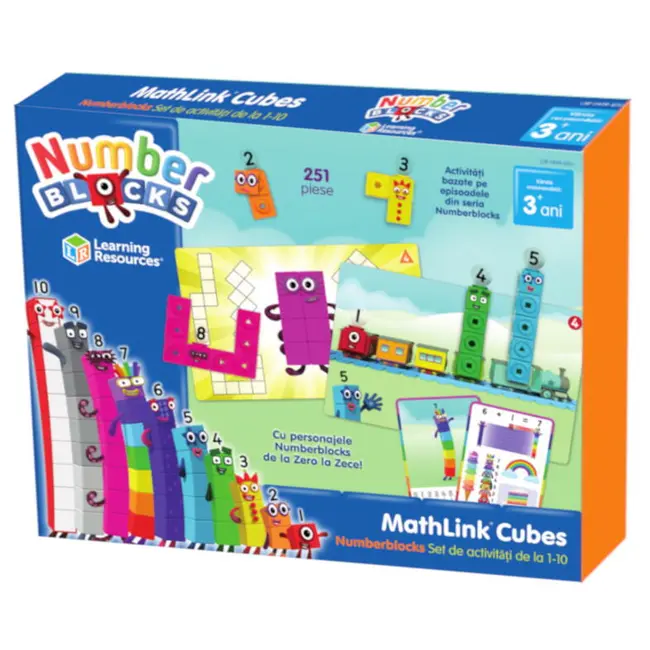 Mathlink®cubes numberblocks in romana - set de activitati de la 1 - 10