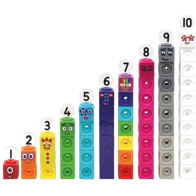 Mathlink®cubes numberblocks in romana - set de activitati de la 1 - 10