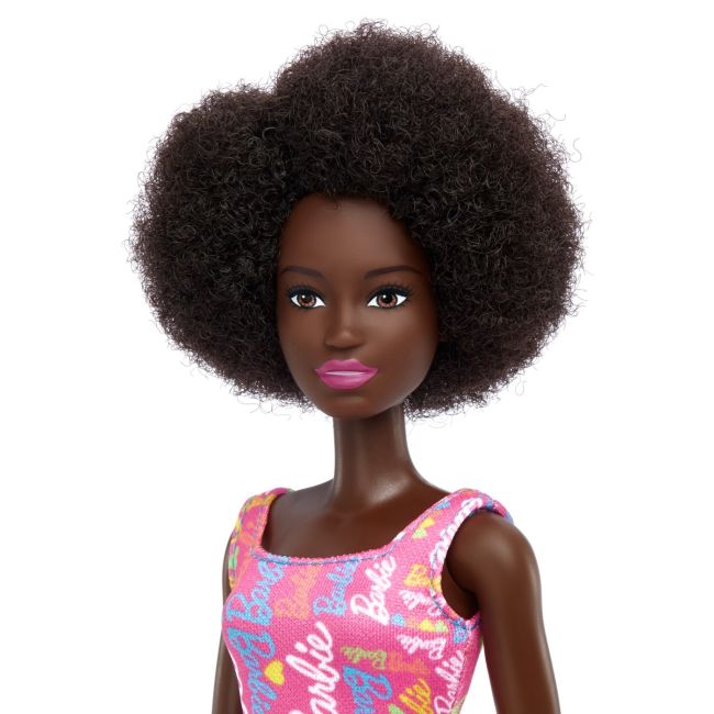 PAPUSA BARBIE CREOLA CU PAR AFRO SI CU ROCHITA ROZ VIVMTGBK92_HGM58