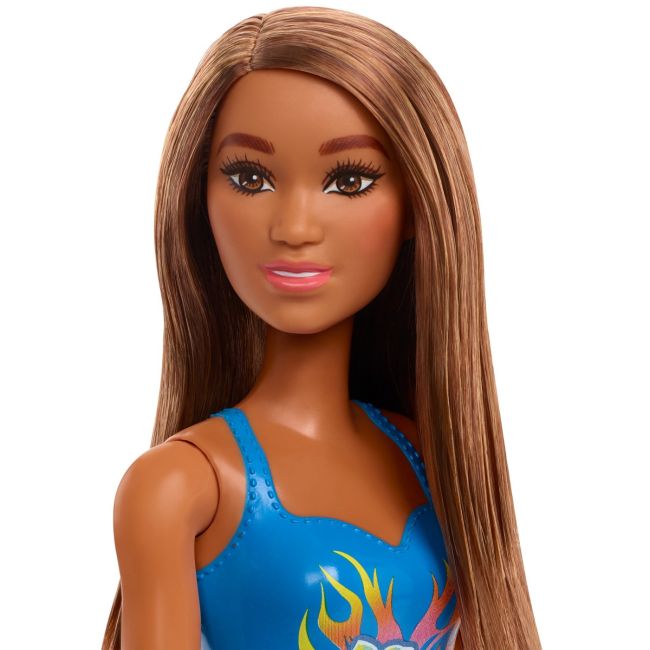 PAPUSA BARBIE SATENA CU COSTUM DE BAIE ALBASTRU VIVMTDWJ99_HDC51