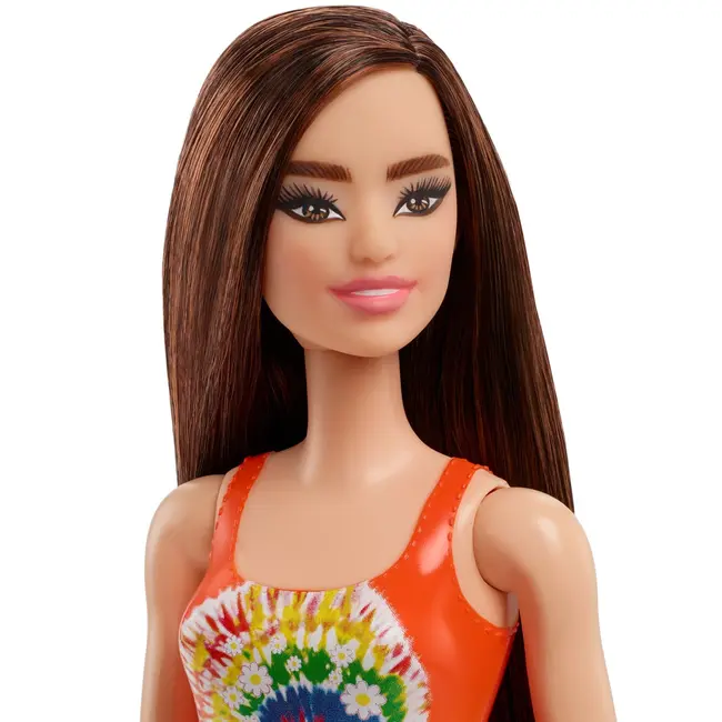 PAPUSA BARBIE SATENA CU COSTUM DE BAIE PORTOCALIU VIVMTDWJ99_HDC49