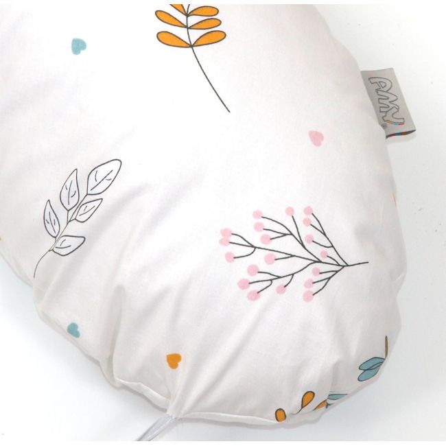 Perna Pentru Gravide Si Alaptare, Husa Detasabila Din Bumbac 100% Si Umplutura Antialergica Babysoft  , Airy Bej, Amy Pjb80298