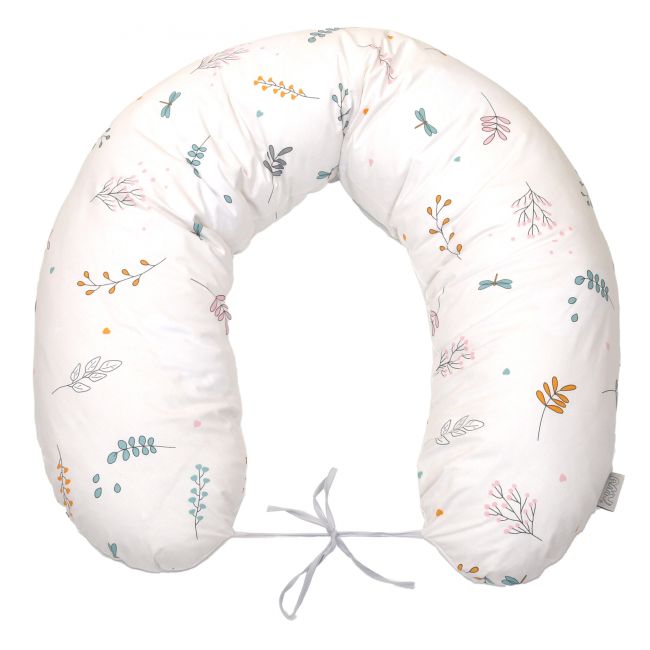 Perna Pentru Gravide Si Alaptare, Husa Detasabila Din Bumbac 100% Si Umplutura Antialergica Babysoft  , Airy Bej, Amy Pjb80298