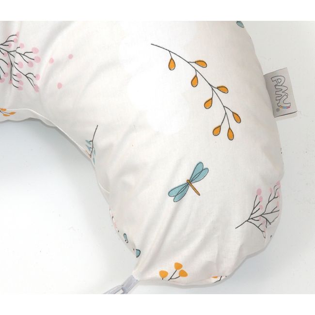 Perna Pentru Gravide Si Alaptare, Husa Detasabila Din Bumbac 100% Si Umplutura Antialergica Babysoft  , Airy Bej, Amy Pjb84217