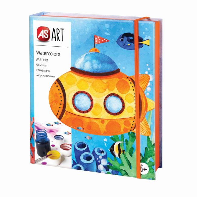 SET DESEN AS ART ACUARELA PEISAJ MARIN VIV1038-21043