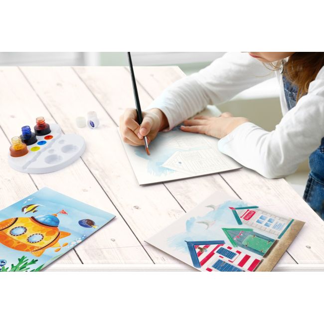 SET DESEN AS ART ACUARELA PEISAJ MARIN VIV1038-21043