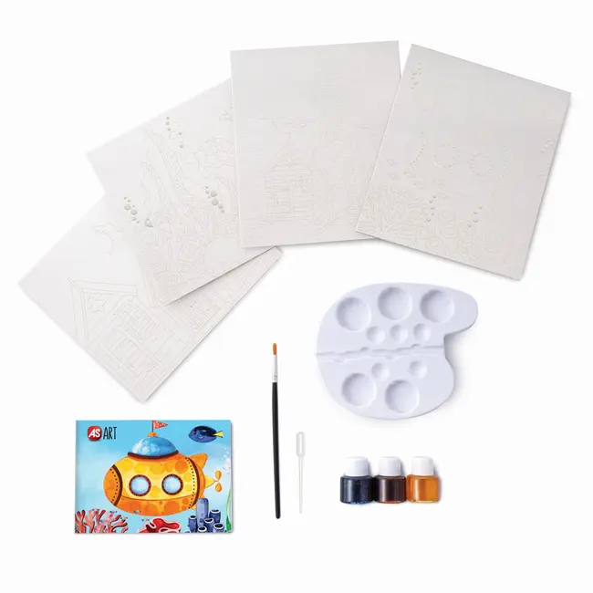 SET DESEN AS ART ACUARELA PEISAJ MARIN VIV1038-21043
